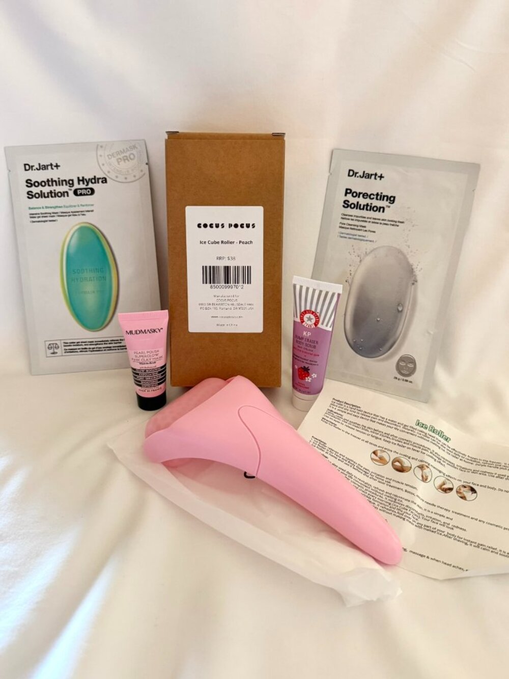 Calm Glow Mask Treatment Bundle Dr Jart Ice Roller Keys Soulcare Spa Set